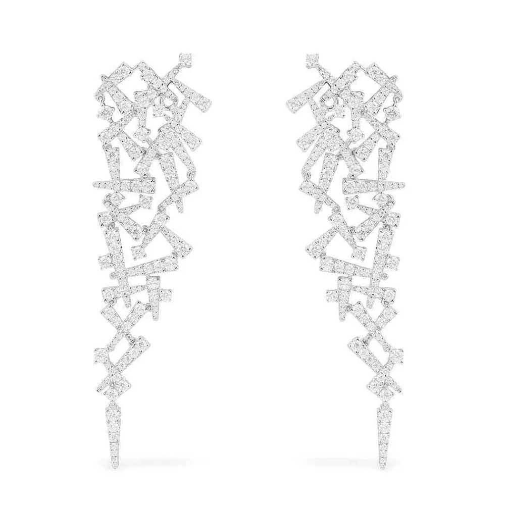 APM Monaco Boucles D'Oreilles Signature Festival - Argent