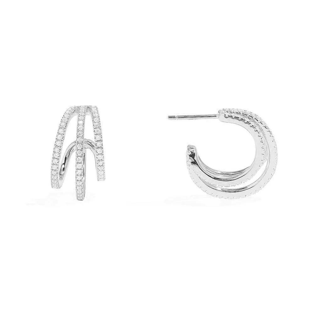 APM Monaco Boucles D'Oreilles Triple Anneaux