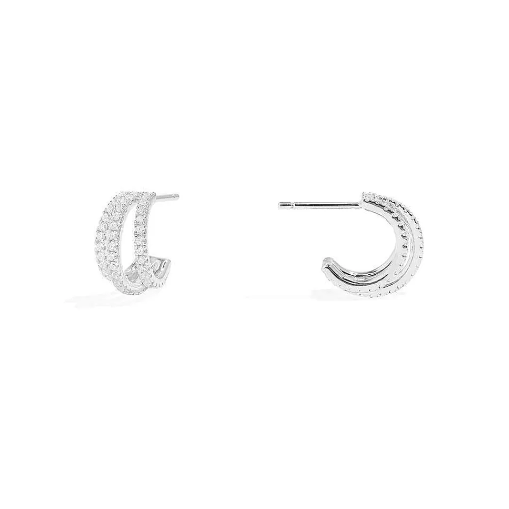 APM Monaco Boucles D'Oreilles Triple Anneaux