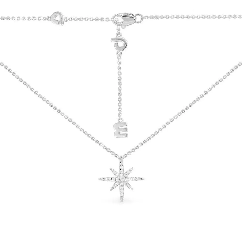 APM Monaco Collier Ajustable Meteorites - Argent