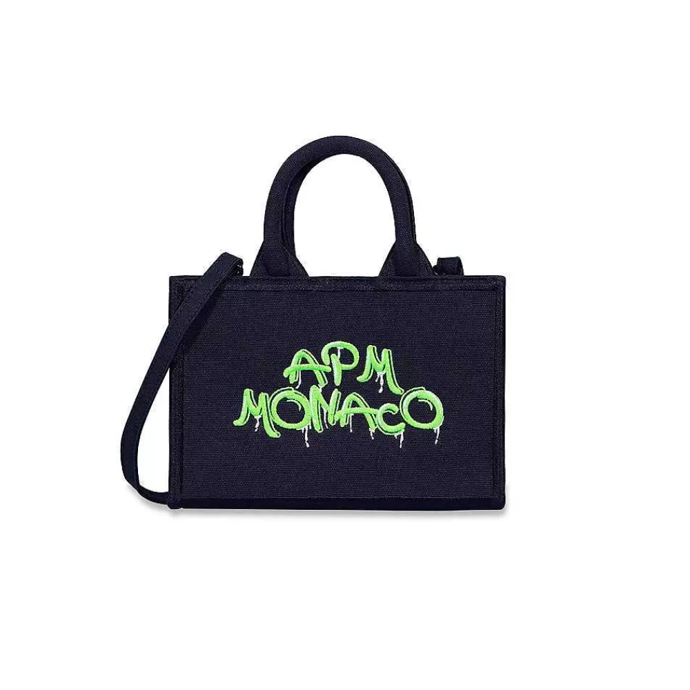 APM Monaco Mini Graffiti Tote Bag