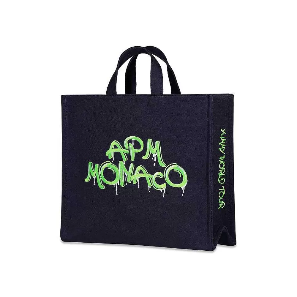 APM Monaco Tote Bag Graffiti