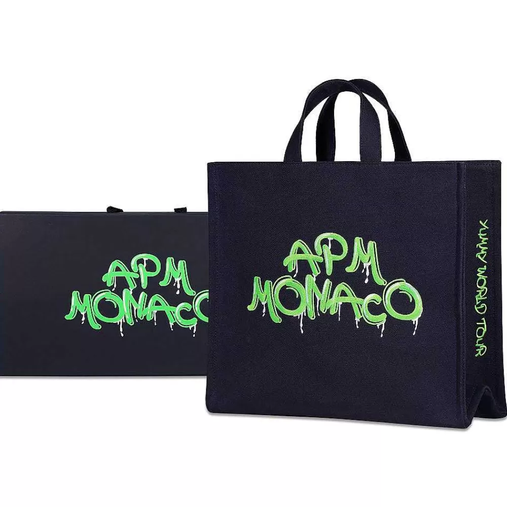 APM Monaco Tote Bag Graffiti